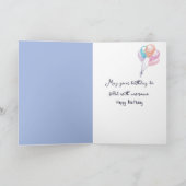 Hydrangea mand voor de verjaardag kaart (Binnen)