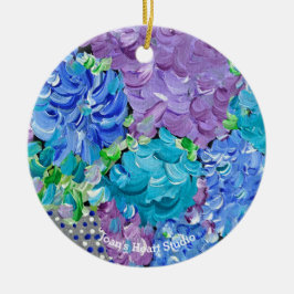 Hydrangea Mania-sieraad Keramisch Ornament