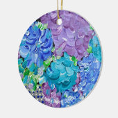Hydrangea Mania-sieraad Keramisch Ornament (Links)