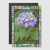 Hydrangea "Marine Blue" [Magnet Card] (Voorkant / Achterkant)