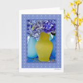 Hydrangea medley V Kaart (Gele Bloem)