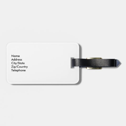 HYDRANGEA Meerkleurige bladen — Bagagelabel (Achterkant horizontaal)