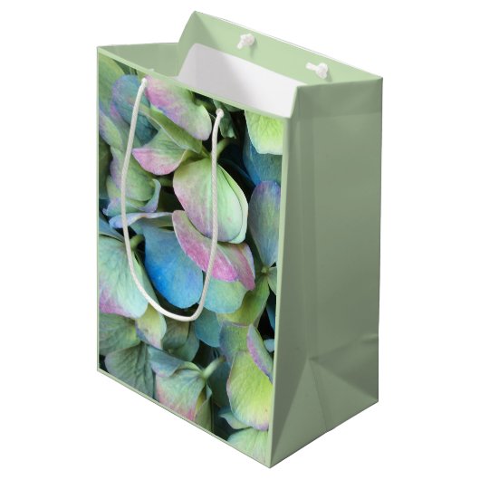 HYDRANGEA Meerkleurige bladen — Medium Cadeauzakje (Voorkant Gekanteld)