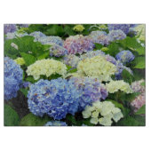 Hydrangea Mix-15x11 GLASS CUTTING BOARD Snijplank (Voorkant)