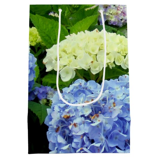 Hydrangea Mix-GIFT BAG M Medium Cadeauzakje (Achterkant)
