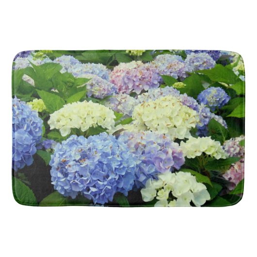 Hydrangea Mix-Large Bath Mat (Voorkant)