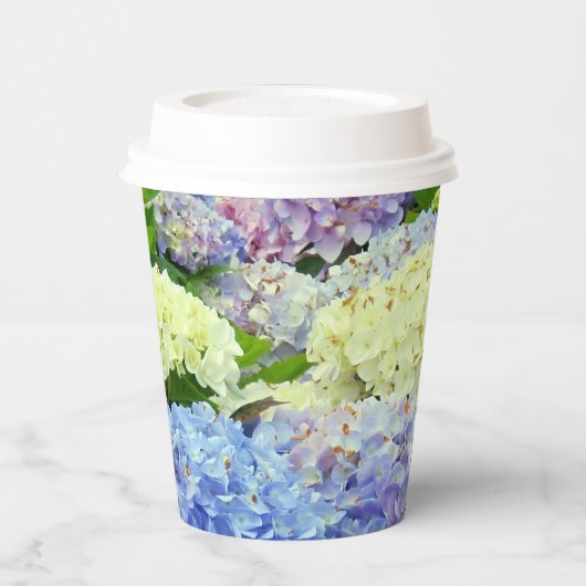 Hydrangea Mix-PAPER PARTY CUPS Papieren Bekers (Links)