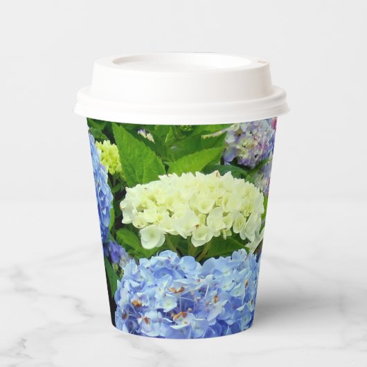 Hydrangea Mix-PAPER PARTY CUPS Papieren Bekers