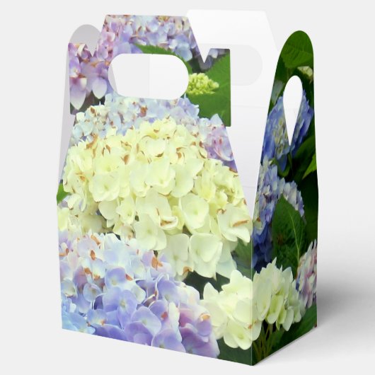Hydrangea Mix-PARTIJ FAVOR BOX, kabelstijl Bedankdoosjes (Geopend)