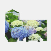 Hydrangea Mix-PARTIJ FAVOR BOX, tentstijl Bedankdoosjes (Uitgevouwen)
