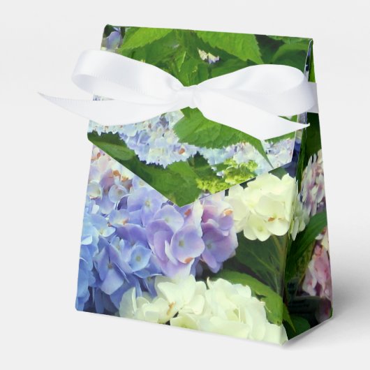 Hydrangea Mix-PARTIJ FAVOR BOX, tentstijl Bedankdoosjes (Voorkant Zijde)