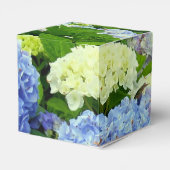 Hydrangea Mix-PARTIJ FAVOR BOX, vierkante stijl Bedankdoosjes (Achterkant)