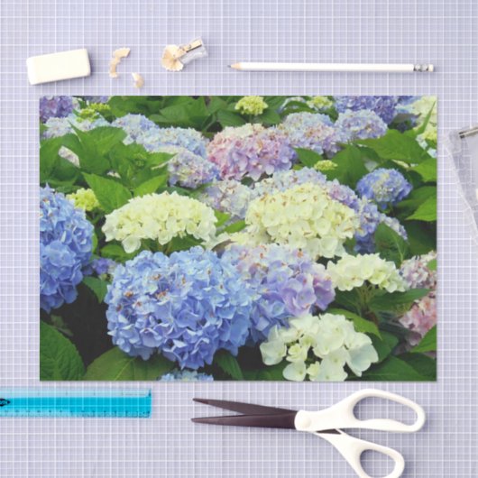 Hydrangea Mix-TISSUE WRAPPINGPAPIER Tissuepapier (Craft)