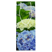 Hydrangea Mix-WINE GIFT BAG Wijn Cadeautas (Achterkant)