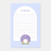 Hydrangea Mochi Rainy Days Paarse Blauwe Bloem Post-it® Notes (Voorkant)