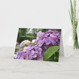 Hydrangea Moederdag Kaart
