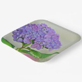 Hydrangea Moederdag Papieren Bordje (Gebogen)