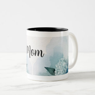 Hydrangea Moederdag Tweekleurige Koffiemok