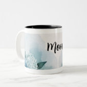 Hydrangea Moederdag Tweekleurige Koffiemok (Voorkant links)