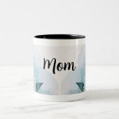 Hydrangea Moederdag Tweekleurige Koffiemok (Center)