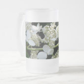 Hydrangea-Mok Matglas Bierpul (Voorkant links)