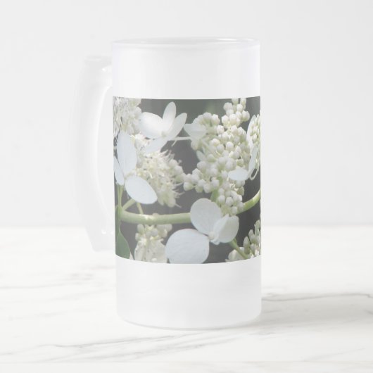 Hydrangea-Mok Matglas Bierpul (Voorkant links)