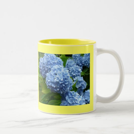 Hydrangea-Mok Tweekleurige Koffiemok (Rechts)