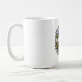 Hydrangea Monogram Bruiloft Koffiemok (Links)