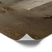 Hydrangea Muur Kunstprint, Antieke Lentewei Poster (Hoek)