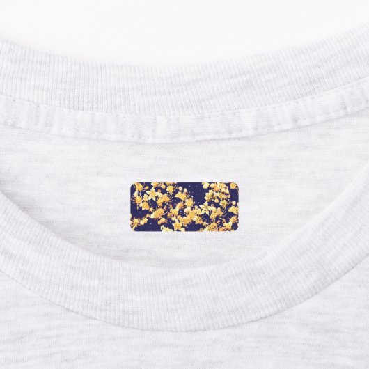 Hydrangea Night and Gold Labels (Aangebracht)