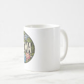 Hydrangea oma koffiemok (Voorkant rechts)