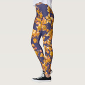 Hydrangea Orang en Navy Blue Leggings (Links)