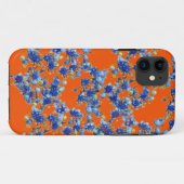 hydrangea oranje en blauw Case-Mate iPhone case (Achterkant (horizontaal))