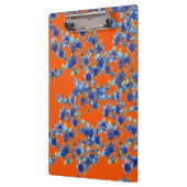 hydrangea oranje en blauw klembord (Links)