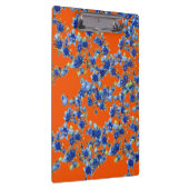 hydrangea oranje en blauw klembord (Rechts)