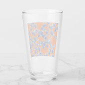 Hydrangea Oranje en Blue Glas (Achterkant)