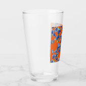Hydrangea Oranje en Blue Glas (Rechts)