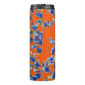 Hydrangea Oranje en Blue Thermosbeker (Achterkant)