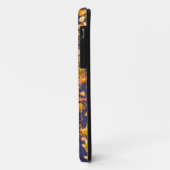 hydrangea oranje en marine Case-Mate iPhone case (Achterkant/links)