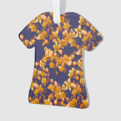 hydrangea oranje en marine ornament (voorkant)