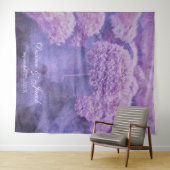 Hydrangea Paarse Floral Weduwfoto Achtergrond Wandkleed (In Situ (horizontaal))