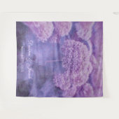 Hydrangea Paarse Floral Weduwfoto Achtergrond Wandkleed (Voorkant (horizontaal))