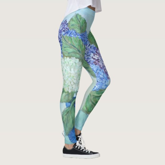 Hydrangea Painting Leggings (Rechts)