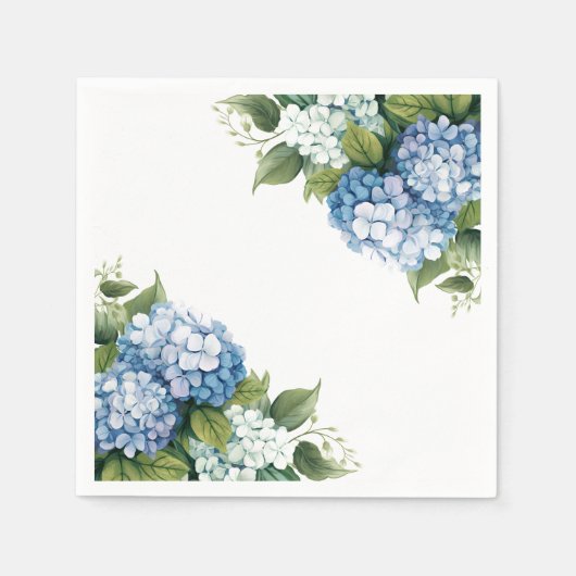 Hydrangea Papieren Servetten (Voorkant)