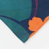 Hydrangea Pastel Kleurrijk Gepersonaliseerd Patroo Fleece Deken (Hoek)