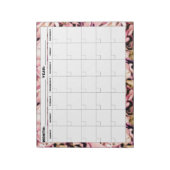 Hydrangea Pattern Blank Calendar Notitieblok (Linkerzijde)