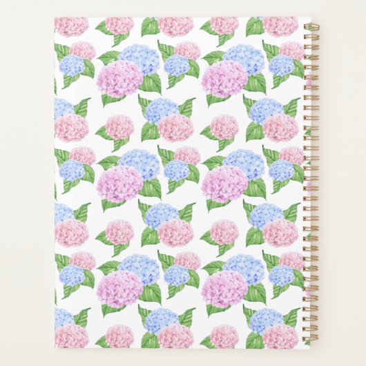 Hydrangea Pattern Planner (Achterkant)