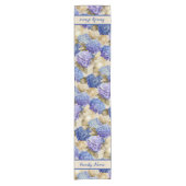 Hydrangea Pattern Short Table Runner Korte Tafelloper (Voorkant)