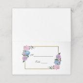 Hydrangea Place - Tafel Kaart Plaatskaartje (Buitenkant ongevouwen)