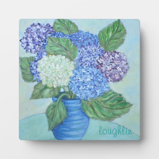 Hydrangea Plaque Fotoplaat (Voorkant)